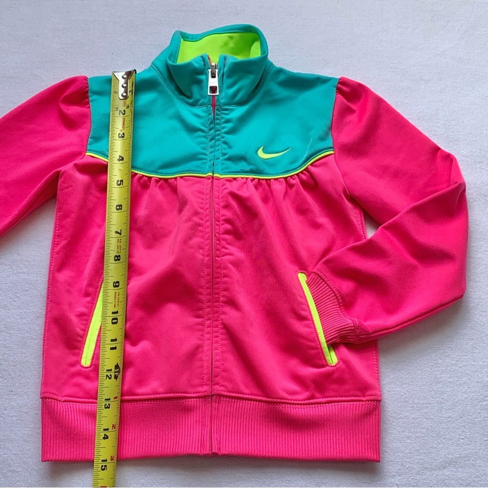 Nike Matching Set Tracksuit Hot Pink, Turquoise, Neon Yellow Pants & Jacket 4 - Picture 12 of 12